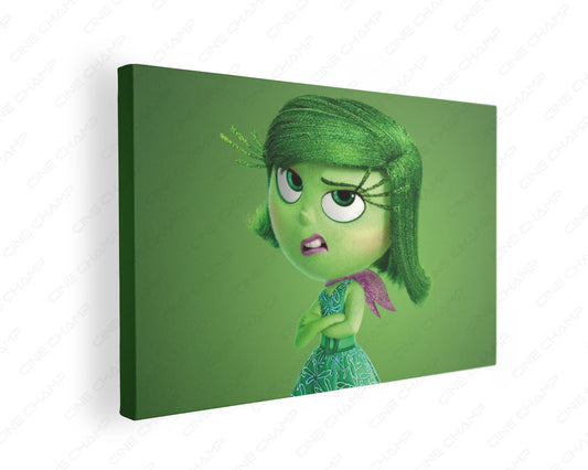 Disgust Inside Out canvas wall art