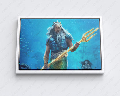 Disney King Triton Canvas Wall Art