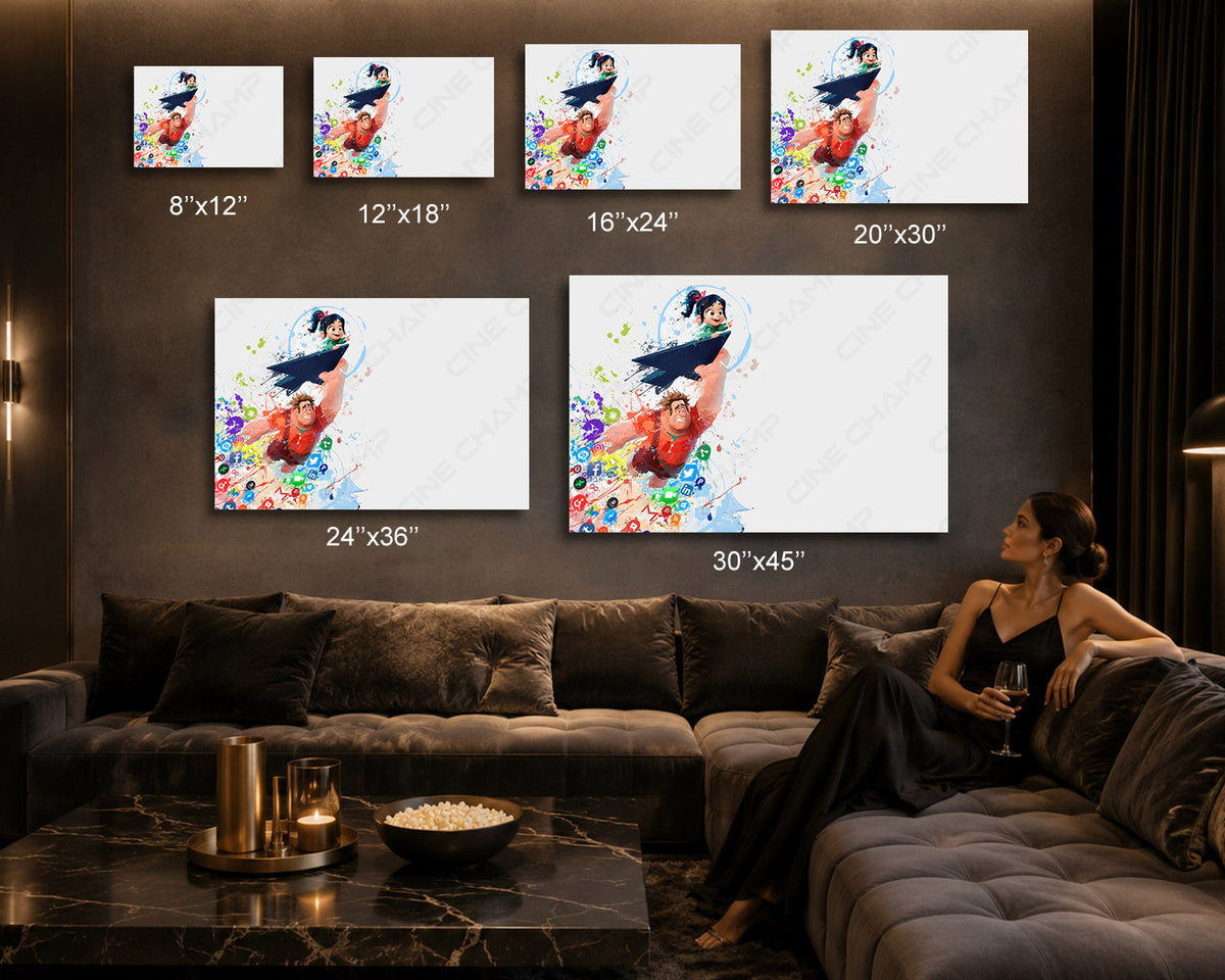 Disney Movie Room Canvas Decor