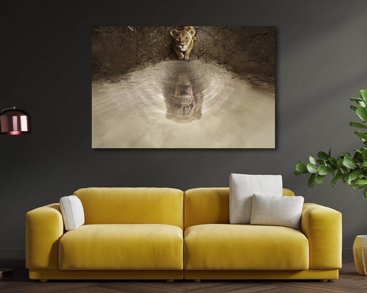 Disney Mufasa premium canvas print
