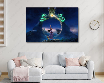 Disney Wish premium canvas print