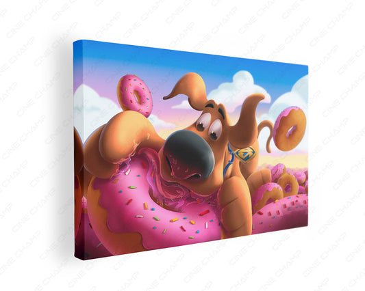 Do You Like Donuts Scoob canvas wall art
