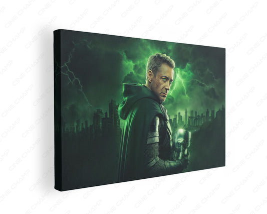 Doctor Doom Born to Fight canvas wall art