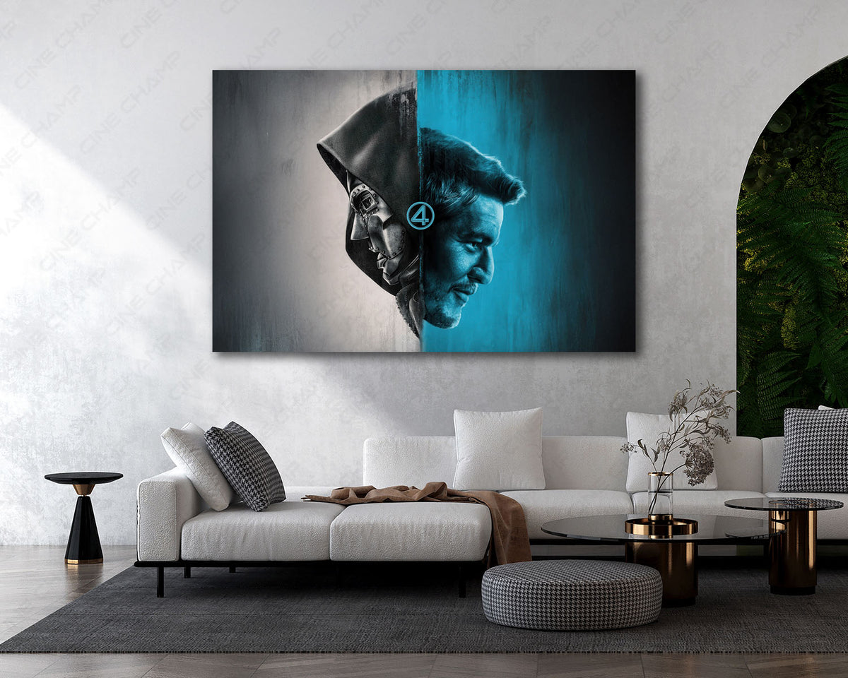 Doctor Doom Mister Fantastic canvas print