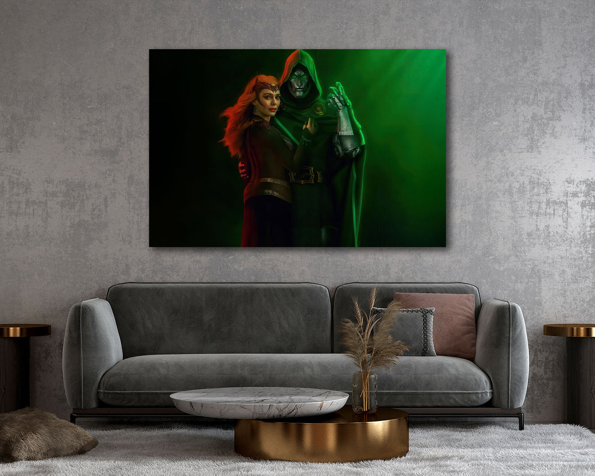 Doctor Doom Scarlet Witch canvas print