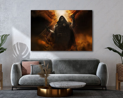 Doctor Doom Sovereign of Steel canvas print