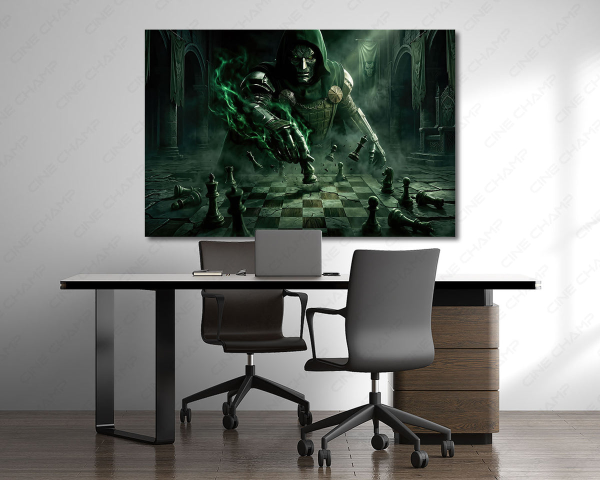 Doctor Doom character canvas artwork
