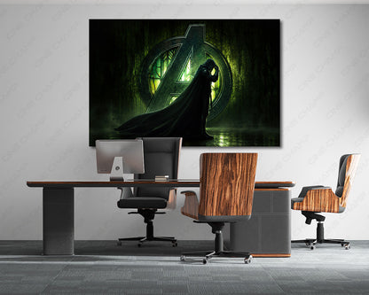 Doctor Doom character wall artwork