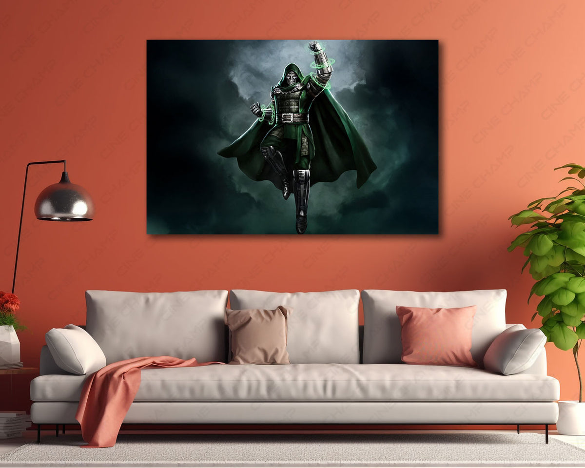 Doctor Doom cinematic canvas print