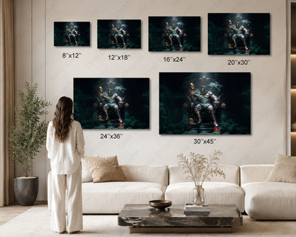 Doctor Doom comic book wall decor