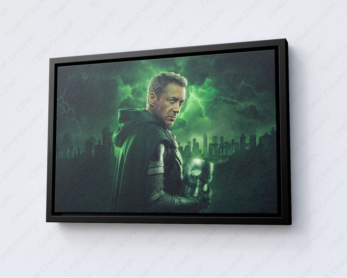 Doctor Doom comic collector wall art