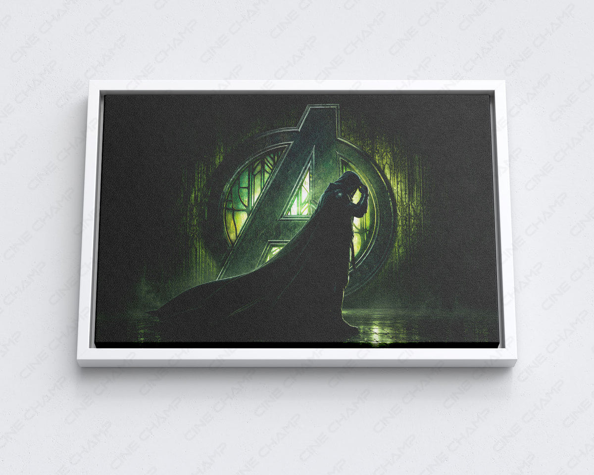 Doctor Doom dark cinematic canvas print