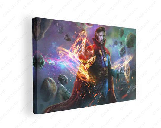 Doctor Strange mystic sorcerer Marvel canvas print with magical superhero artwork