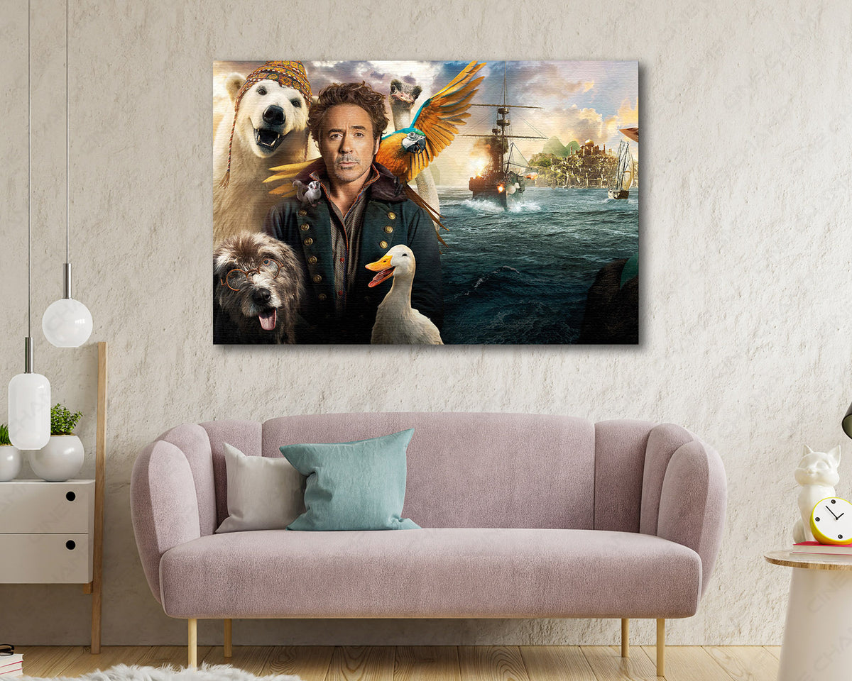 Dolittle adventure premium canvas print