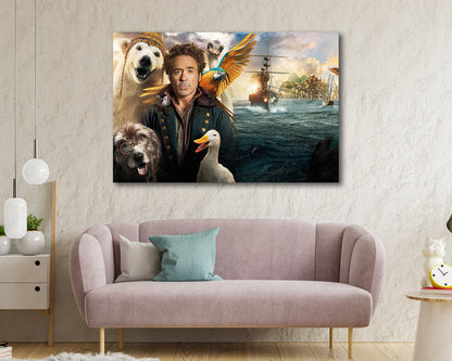 Dolittle adventure premium canvas print