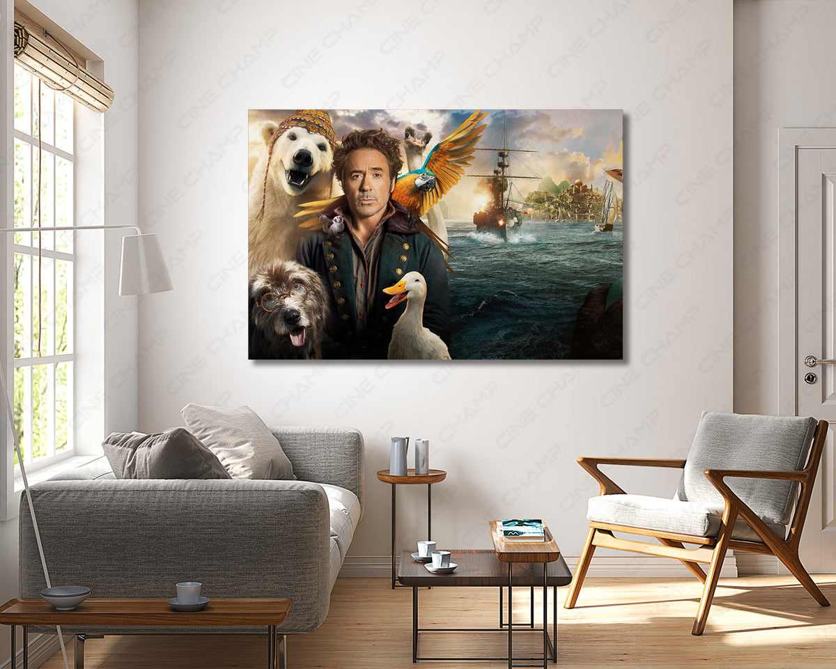 Dolittle movie canvas for home theater