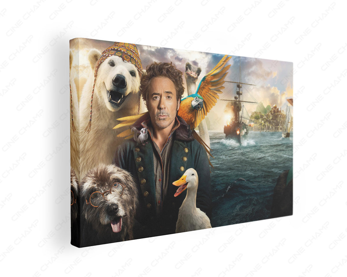 Dolittle movie canvas wall art