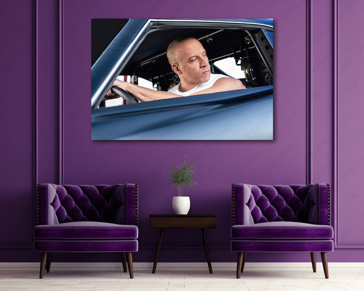 Dominic Toretto Fast and Furious canvas print