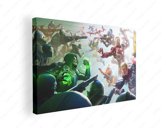 Doom Henchmen Avengers Fortnite canvas wall art