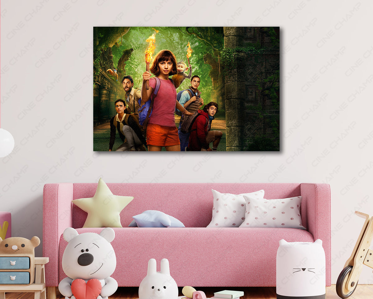 Dora Explorer adventure canvas print