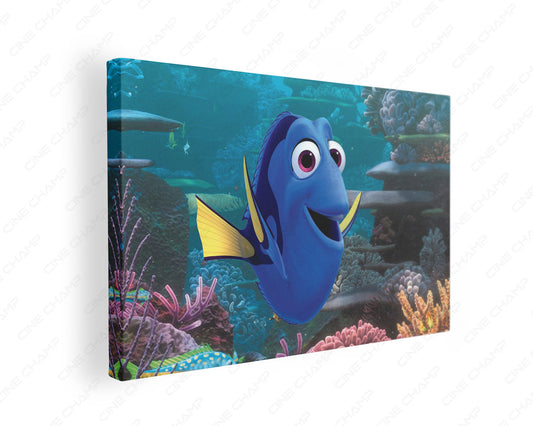 Dory ocean adventure canvas wall art