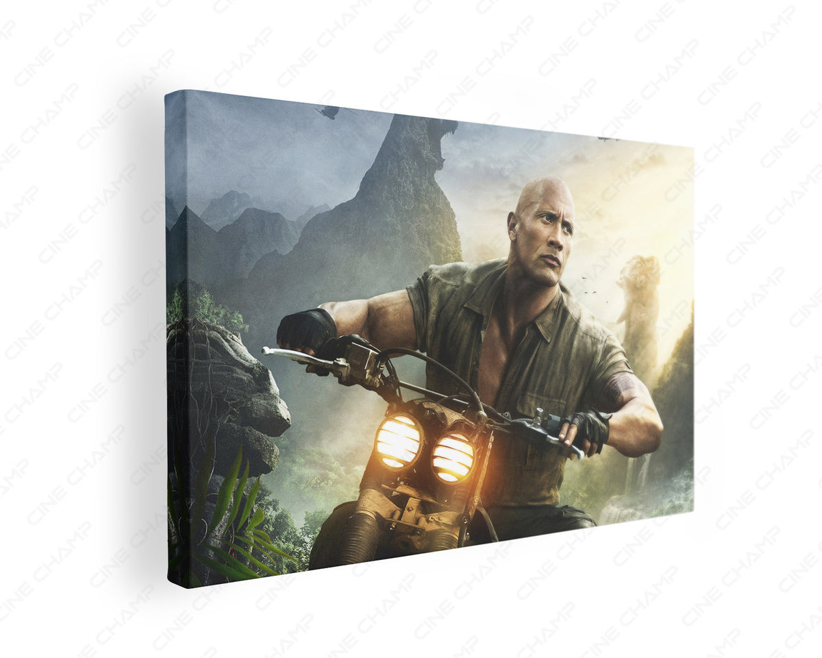 Dr Smolder Bravestone Jumanji canvas wall art