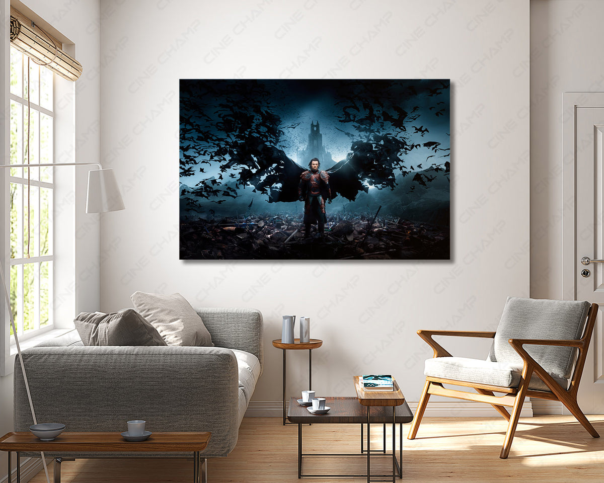 Dracula vampire fantasy canvas artwork