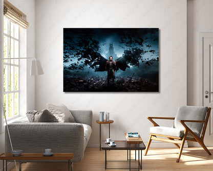 Dracula vampire fantasy canvas artwork