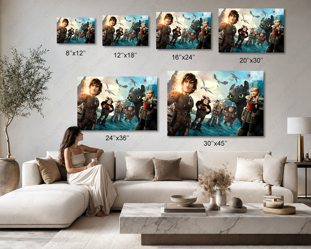 Dragon adventure canvas for collectors