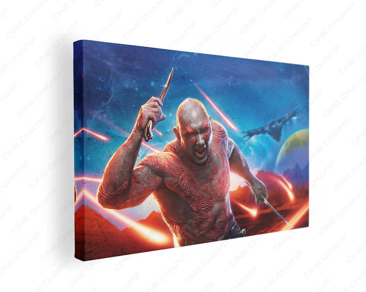 Drax the Destroyer Marvel canvas wall art