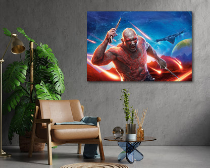 Drax the Destroyer character canvas artwork