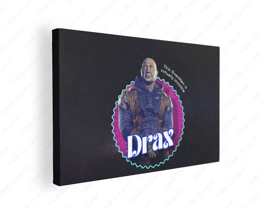 Drax the Destroyer cosmic warrior canvas wall art