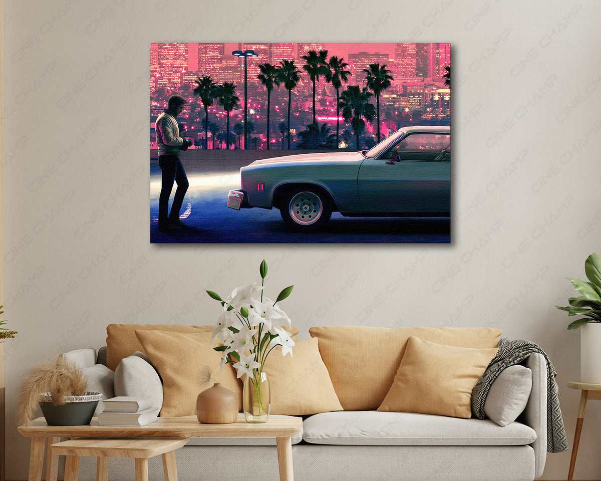 Drive Ryan Gosling cinematic canvas print