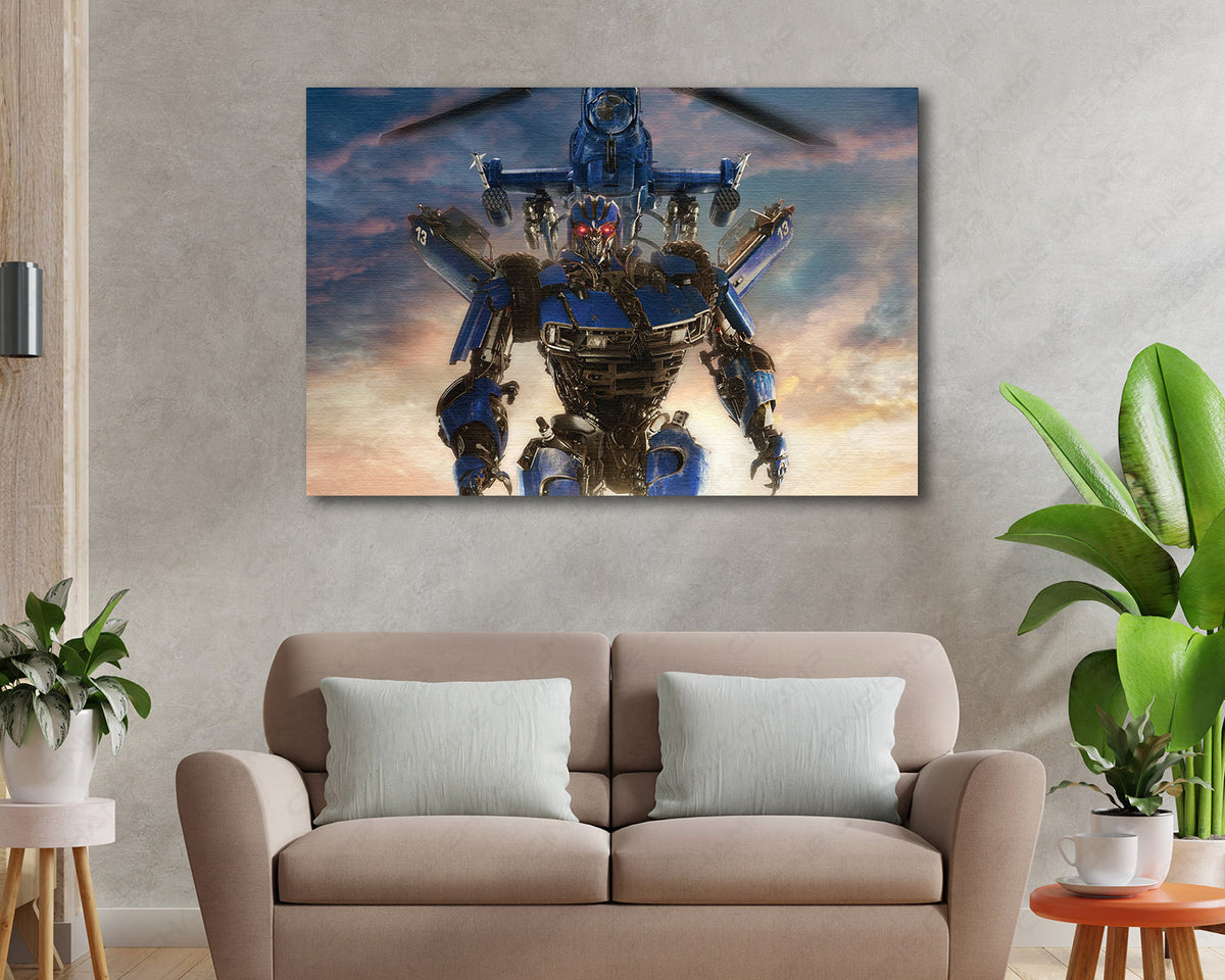 Dropkick Transformers villain canvas artwork