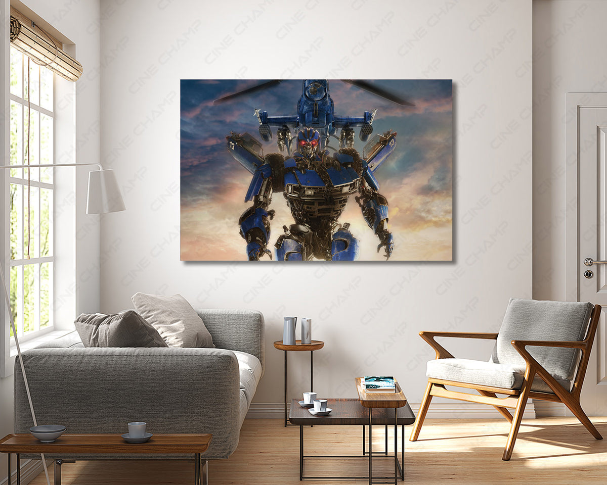 Dropkick and Bumblebee Transformers canvas print