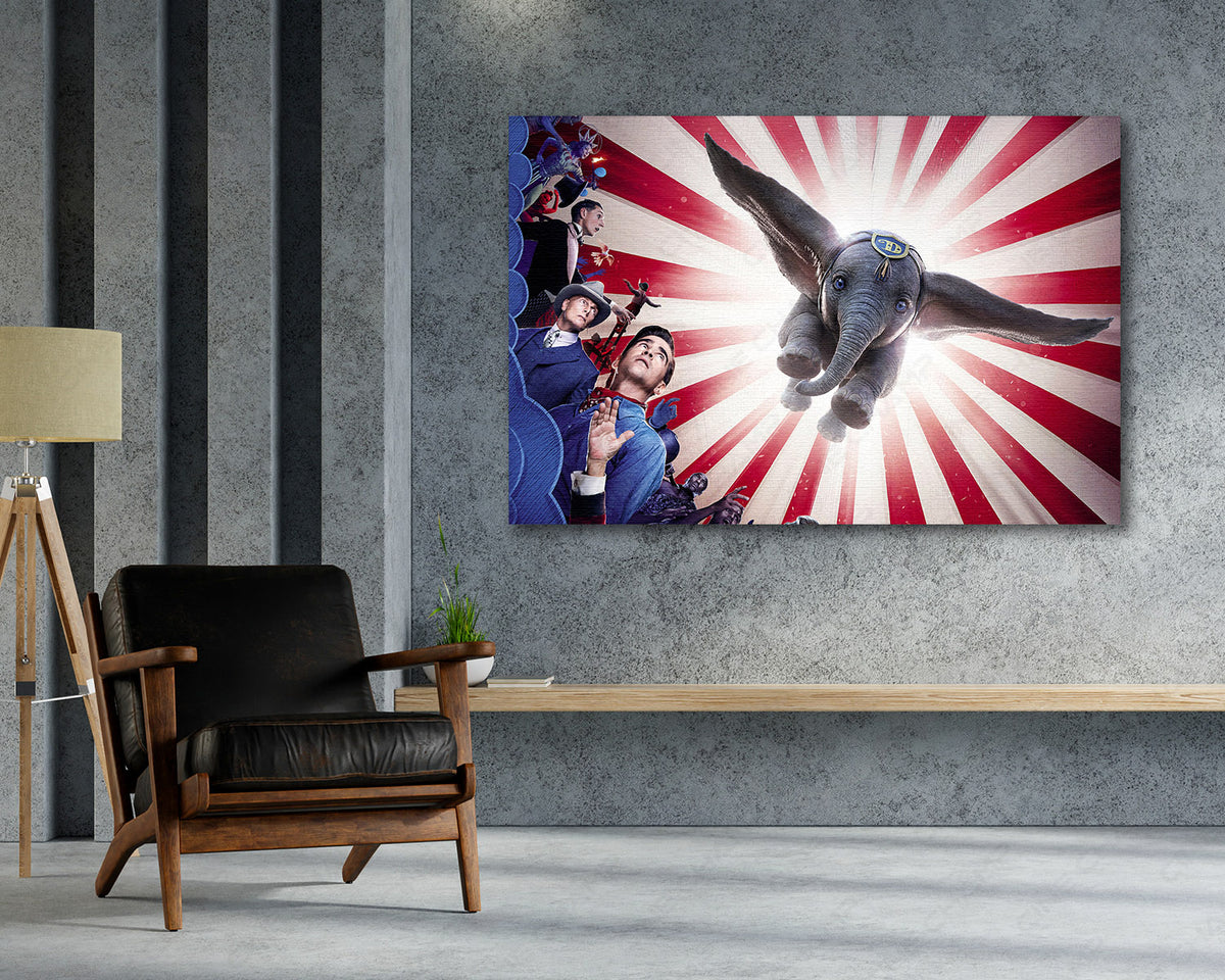 Dumbo artwork for kids bedroom