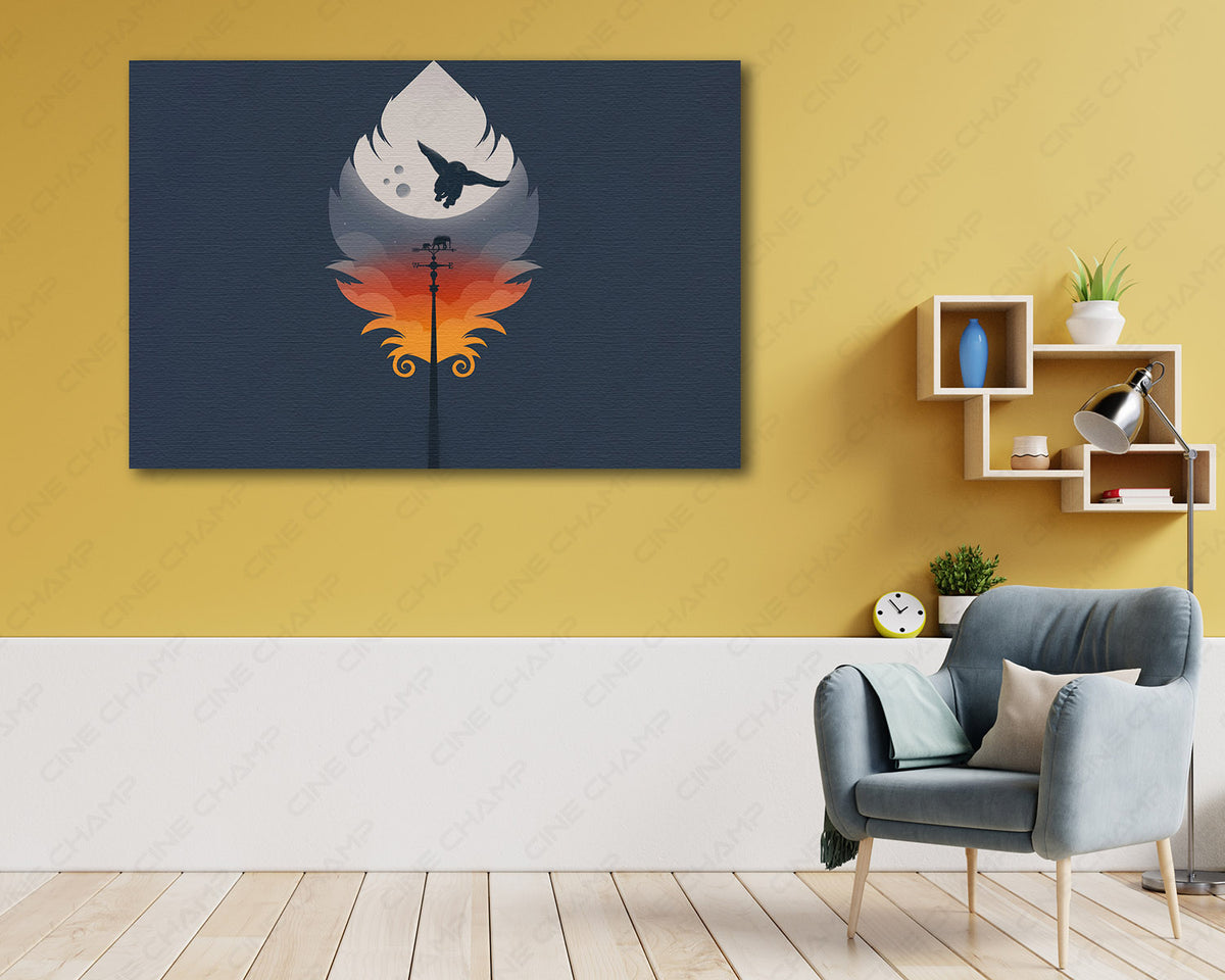 Dumbo character wall decor