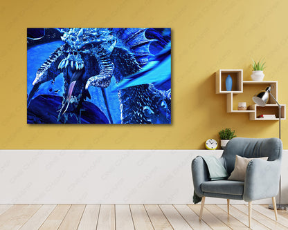 Dungeons & Dragons Honour Among Thieves Canvas Wall Art in a Luxury Living Room Interior