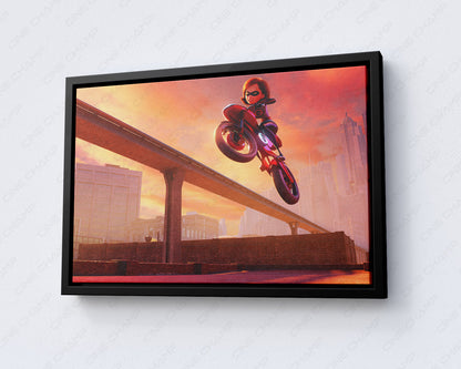 Elastigirl canvas for kids bedroom