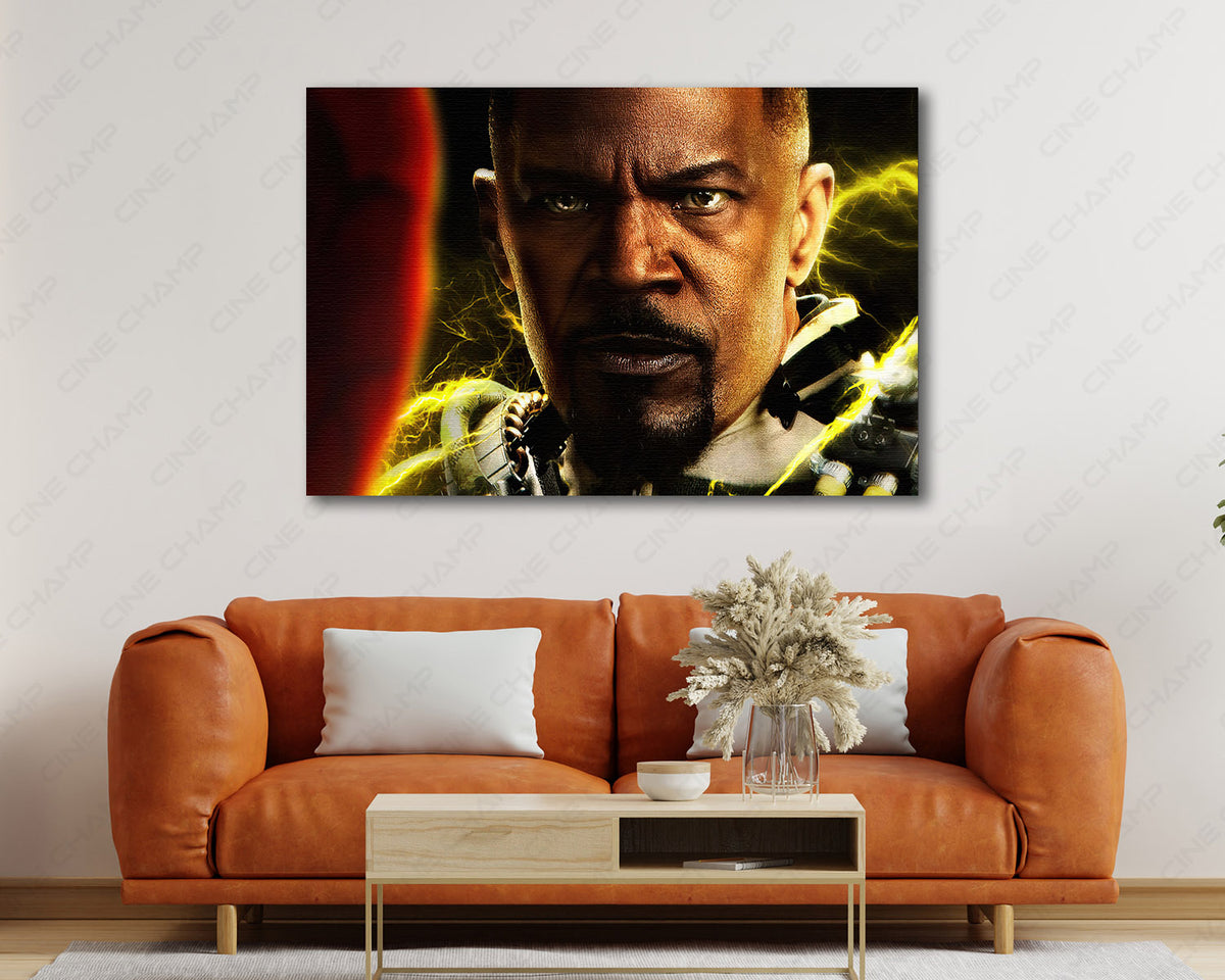 Electro Spider-Man canvas print