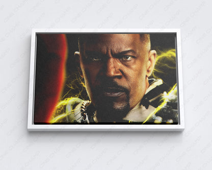 Electro electric energy character artwork