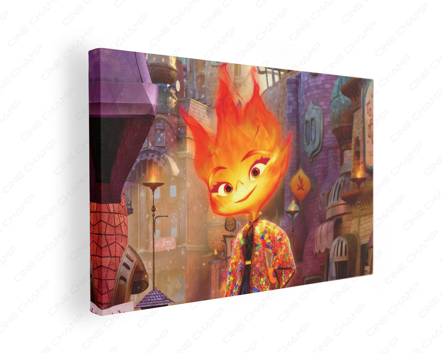Elemental Canvas Print Gallery Wrap Featuring Animated Fantasy Movie Wall Art