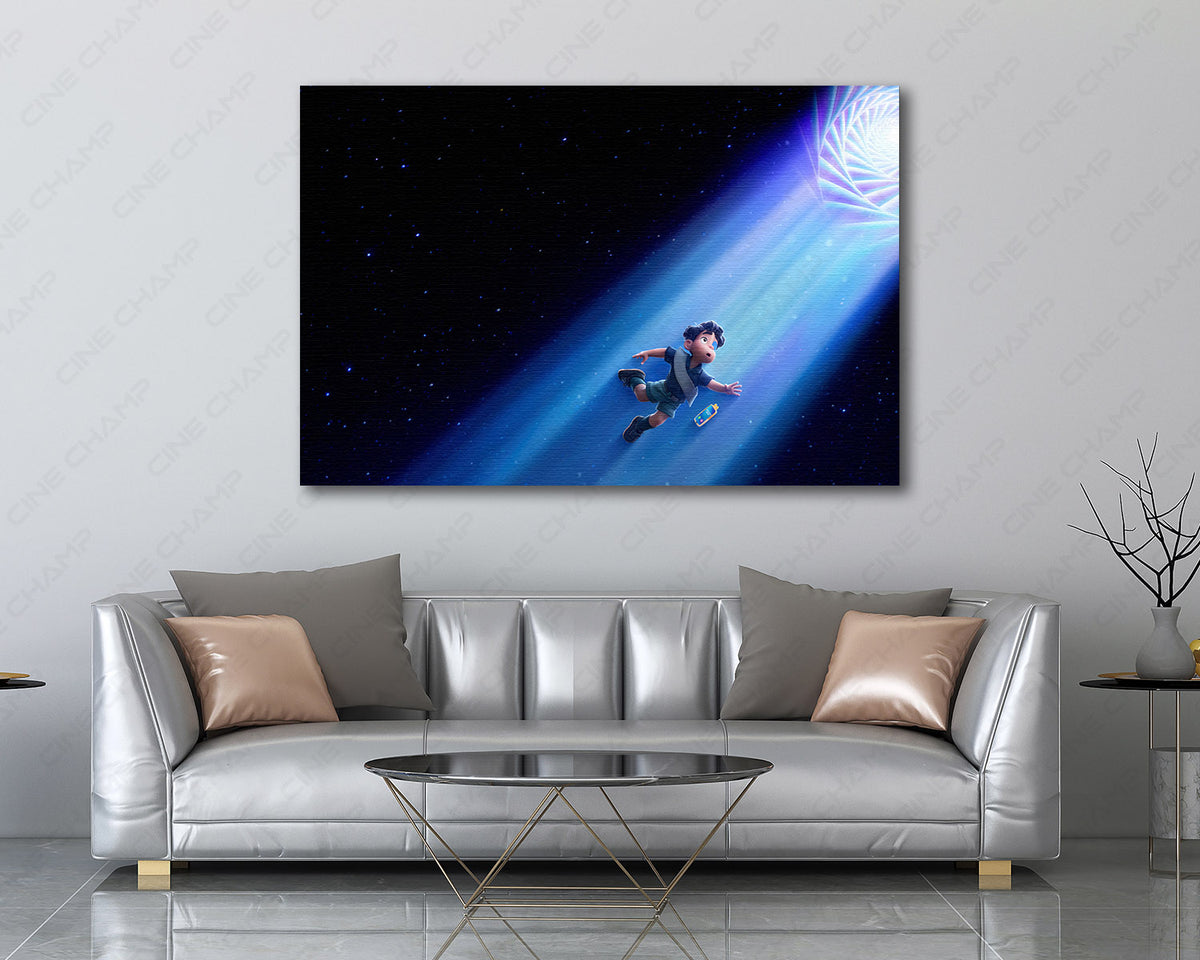 Elio space adventure canvas print