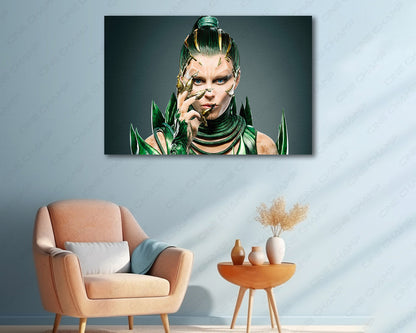 Elizabeth Banks Rita Repulsa character artwork