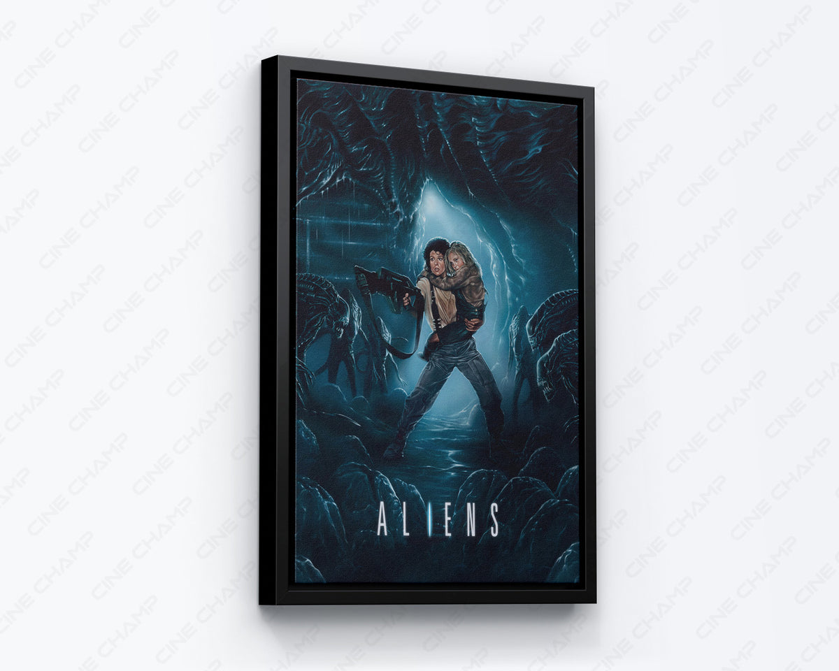 Ellen Ripley-inspired Aliens artwork for a movie collection