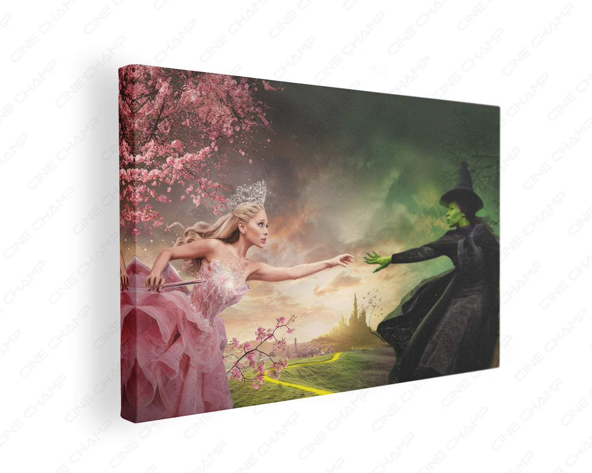 Elphaba and Glinda Wicked canvas wall art