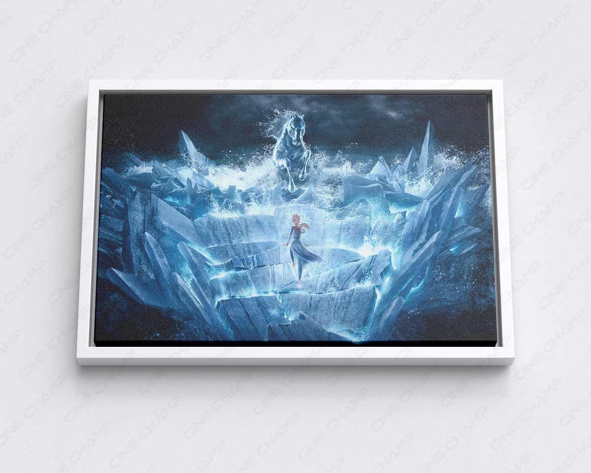 Elsa and Anna Frozen wall decor