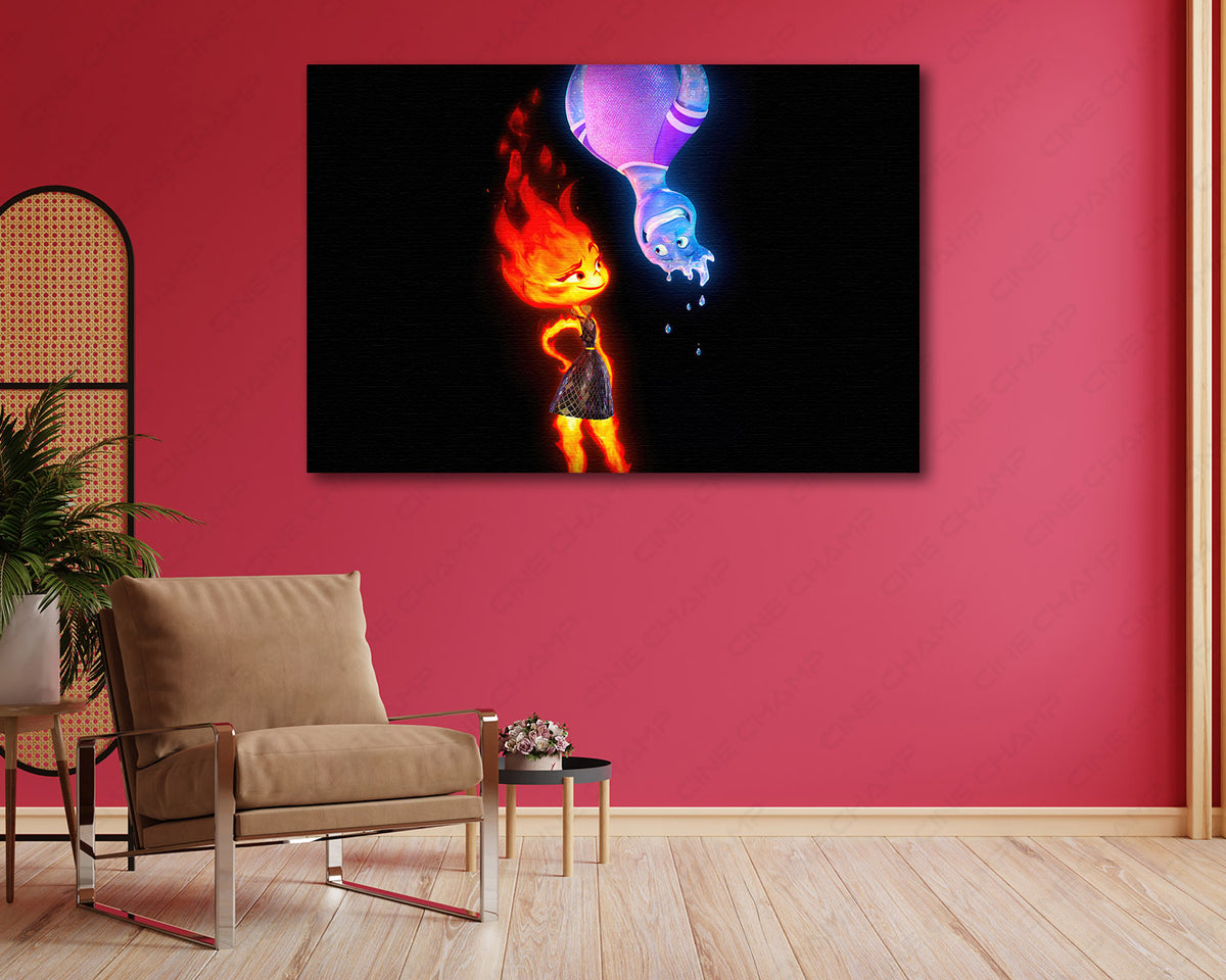 Ember and Wade Elemental artwork