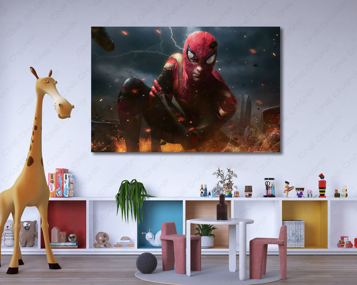 Emotional Spider-Man collector wall art