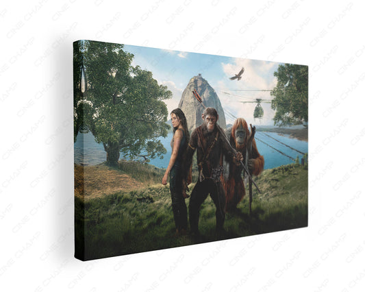 Epic Ape Kingdom Canvas Print